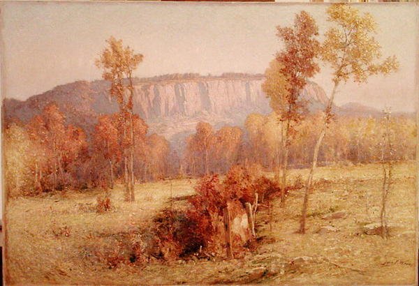 East Rock, New Haven, ca. 1901 (olie på lærred) af John Ferguson Weir