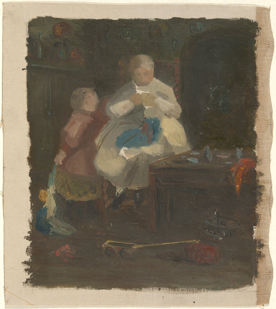 Kvinde og Barn af John Ferguson Weir