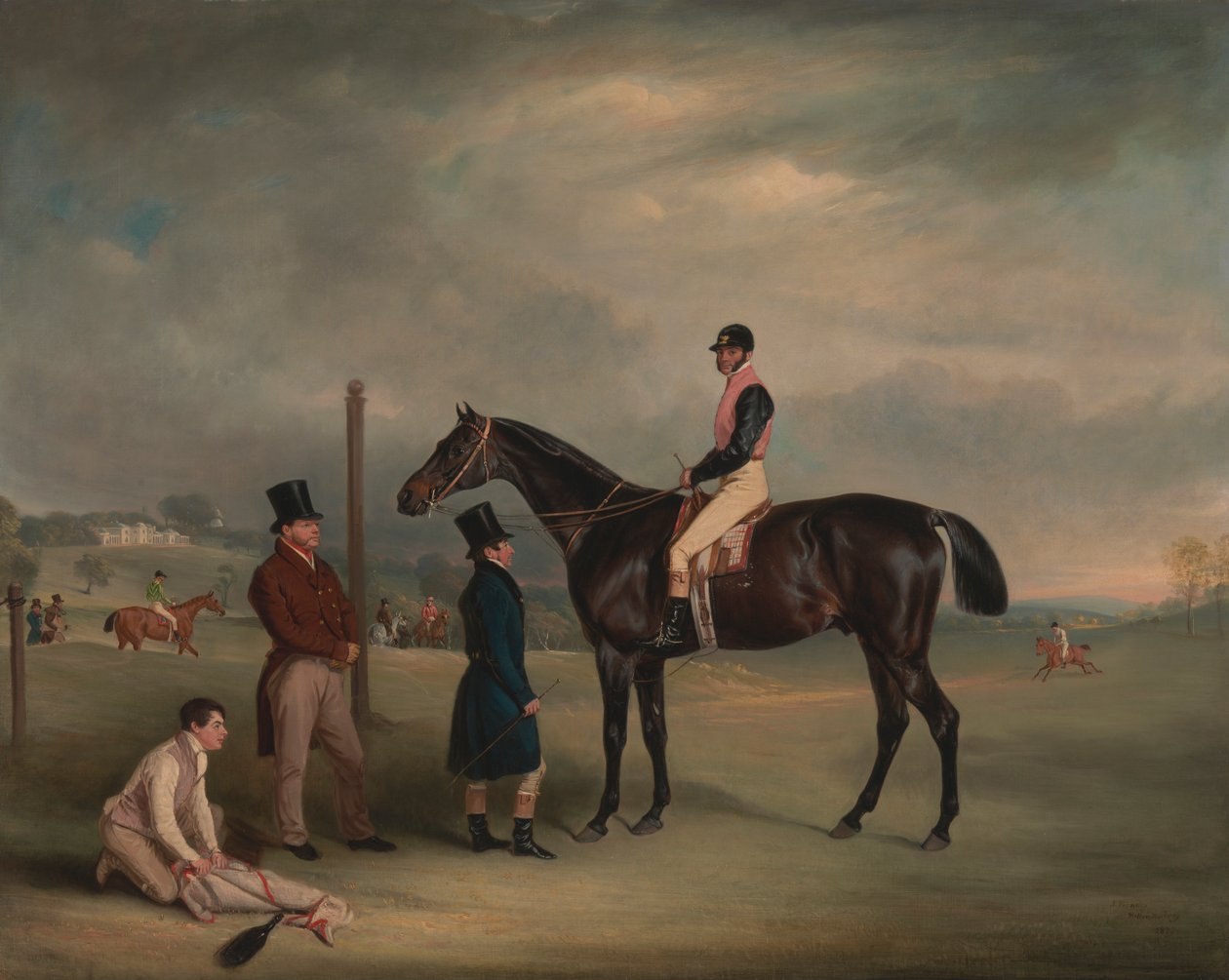 Euxton, med John White Up, i Heaton Park af John Ferneley