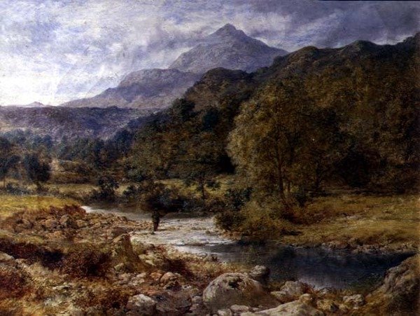 Moel Siabod fra Capel Curig, North Wales af John Finnie