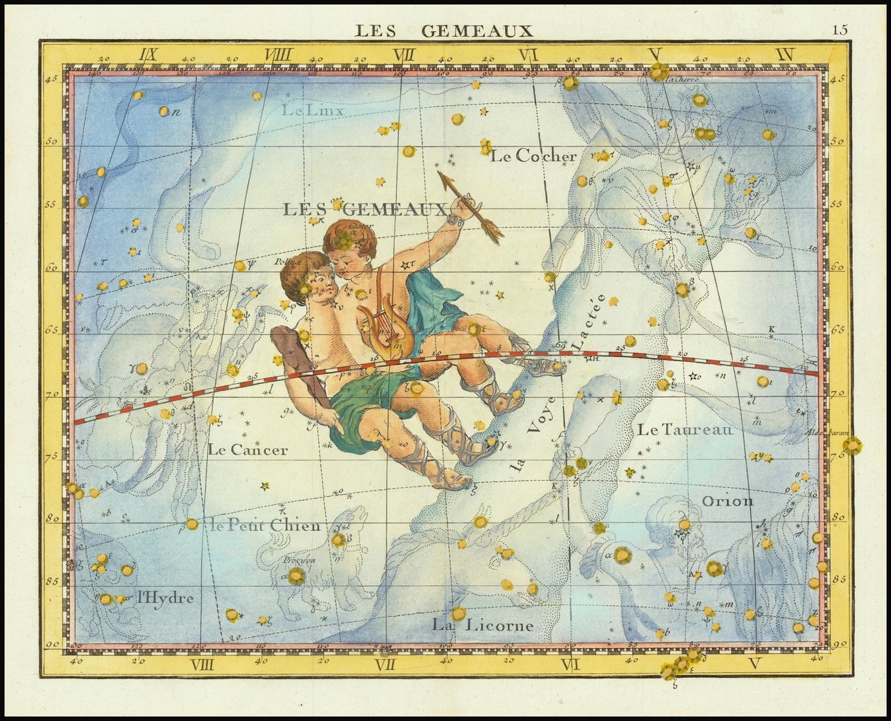1776 - John Flamsteed - Les Gemeaux (Gemini) af John Flamsteed