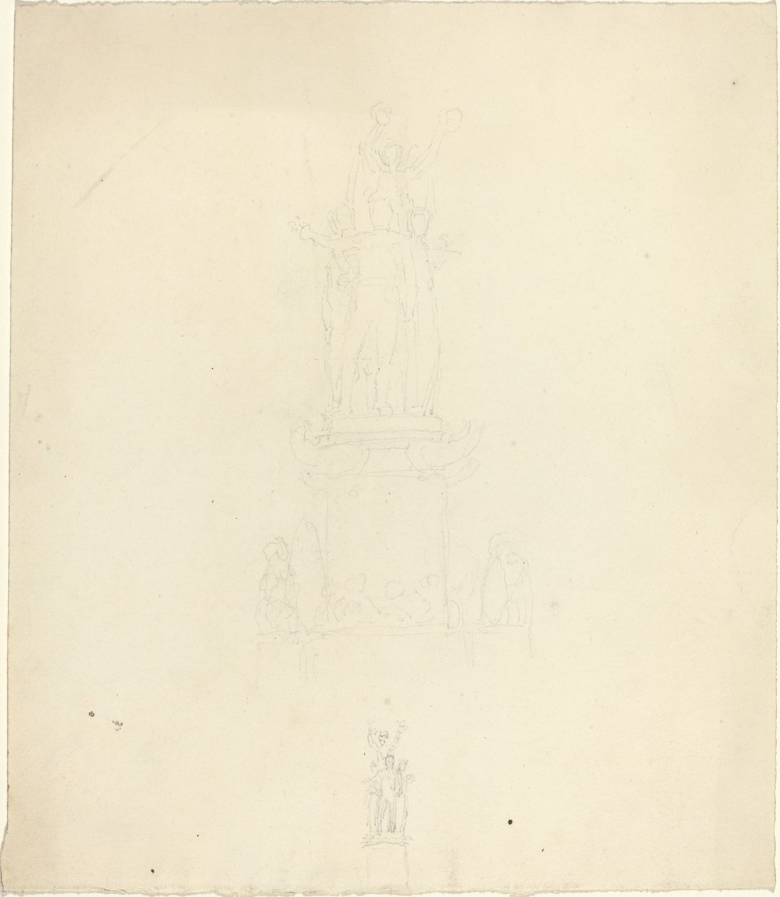 Design til monument eller metalarbejde af John Flaxman