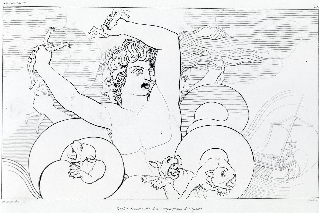Afsnit af Charybde og Scylla: seks af Ulysses