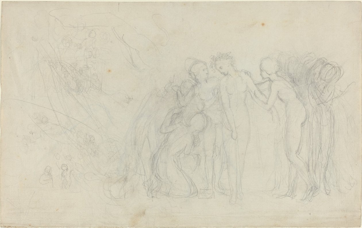 Gruppe af kvindelige figurer af John Flaxman