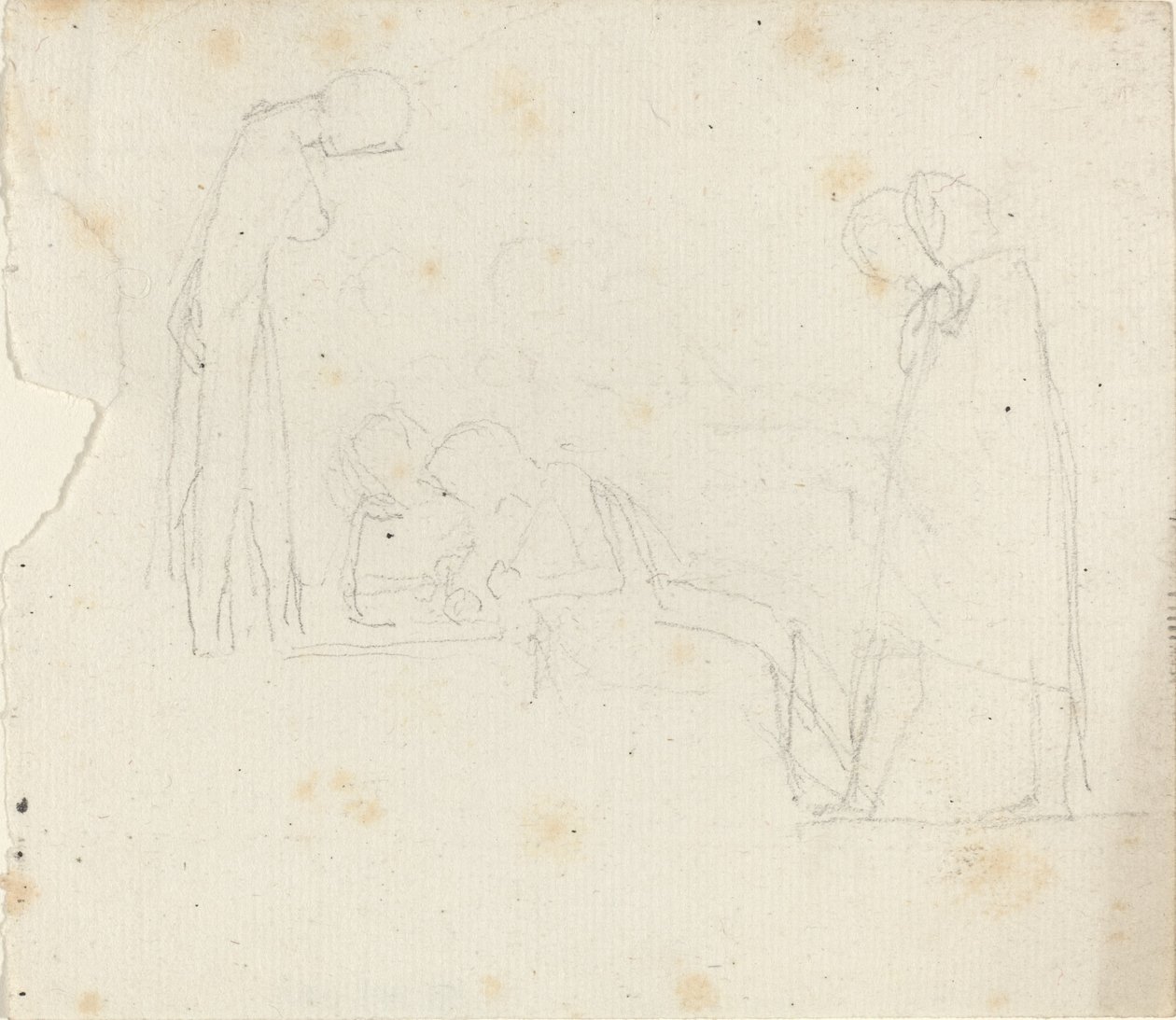 Gruppe af fem figurer af John Flaxman