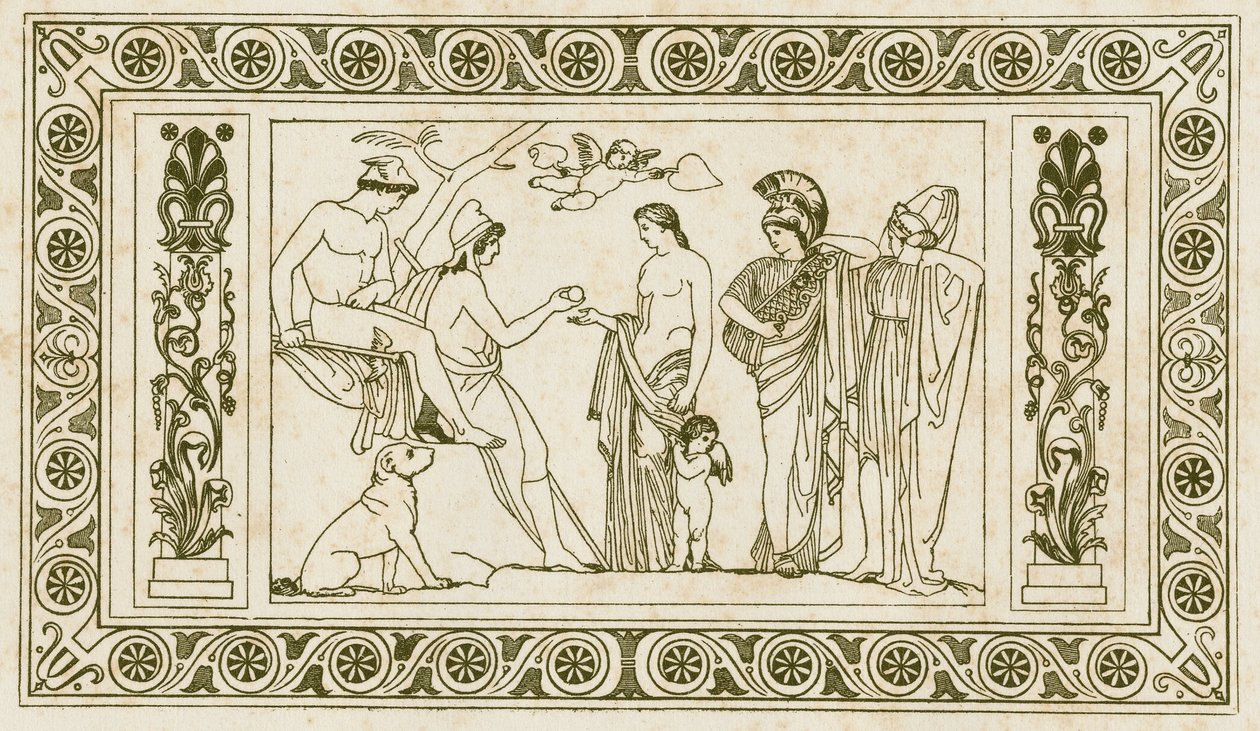 Dommen i Paris (illustration) af John Flaxman