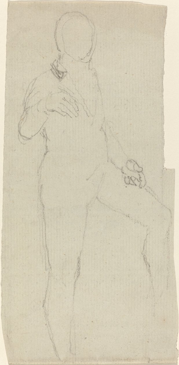 Mandsfigur i moderne kjole af John Flaxman