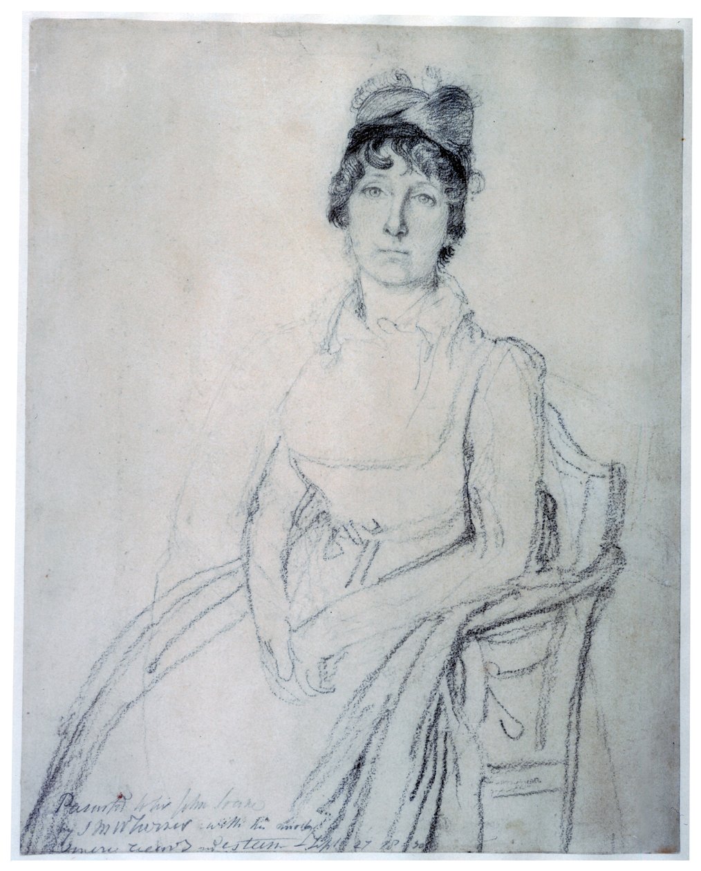 Skitse af Eliza Soane, ca. 1800 af John Flaxman