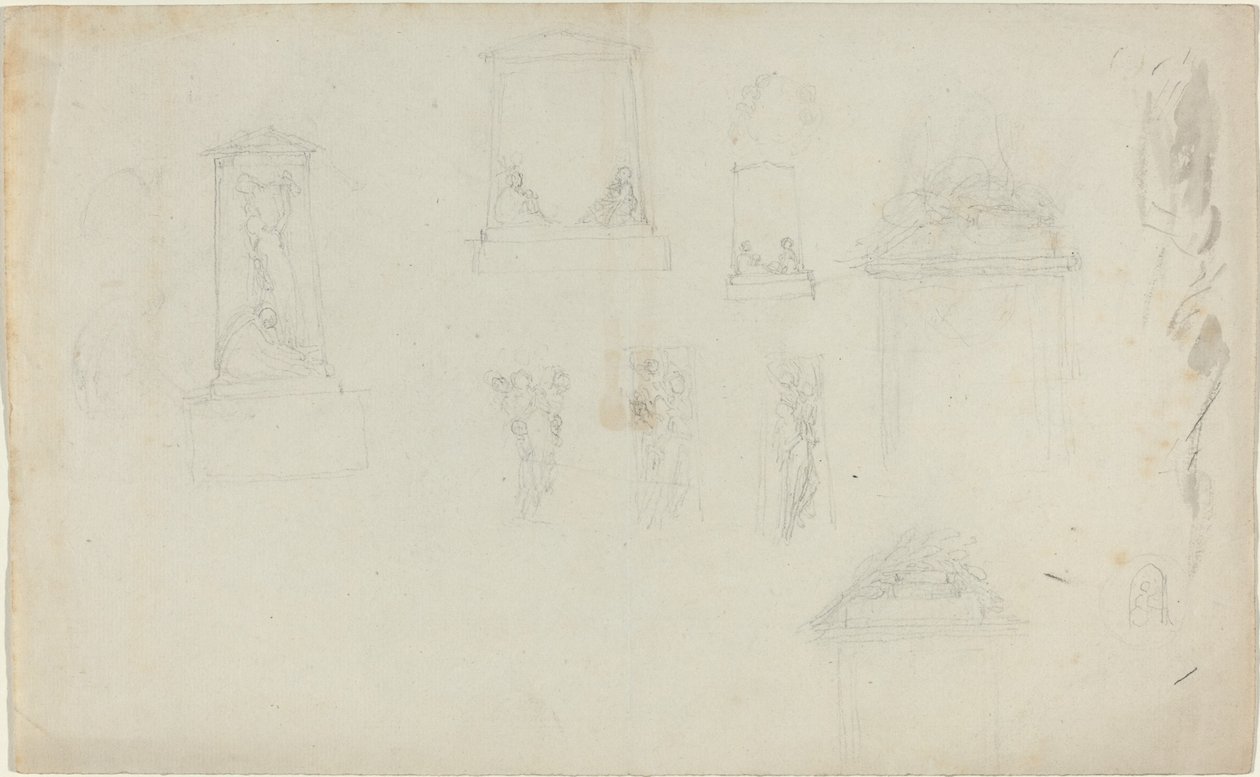 Studier til et monument af John Flaxman