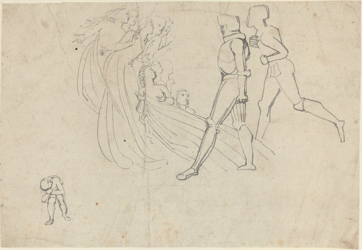 Studie til Pilgrims Fremgang (?) af John Flaxman
