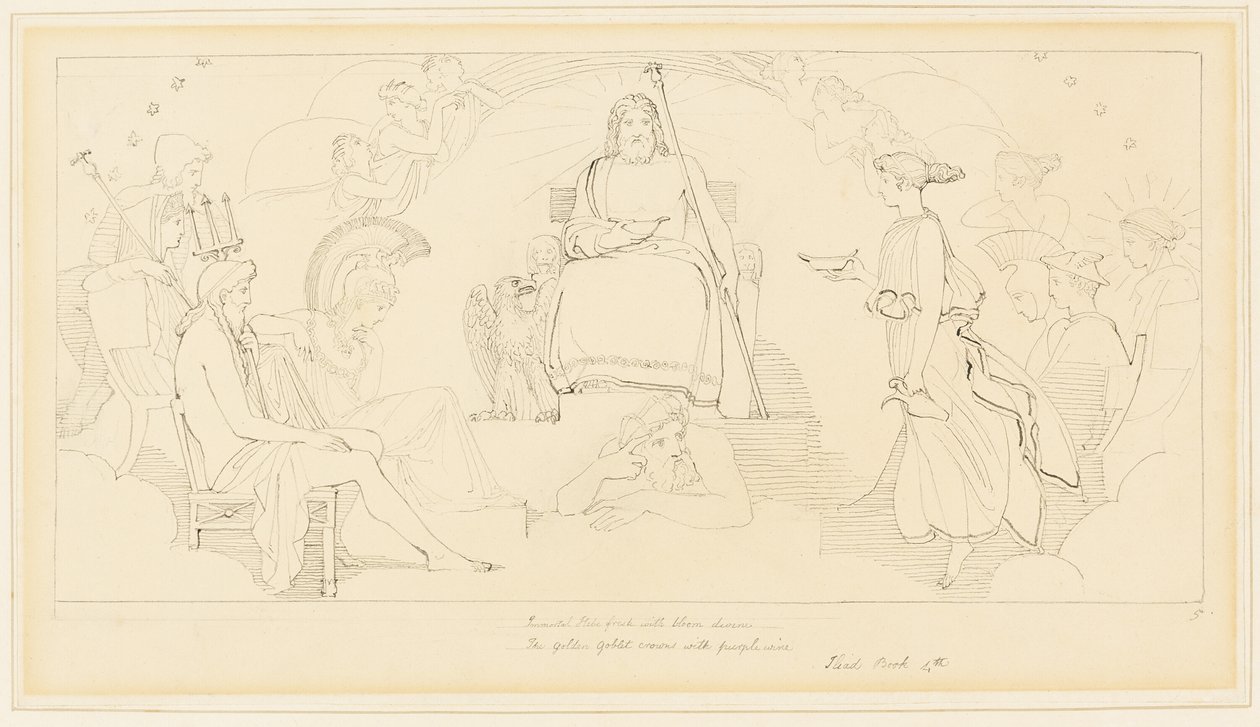 Gudernes råd af John Flaxman