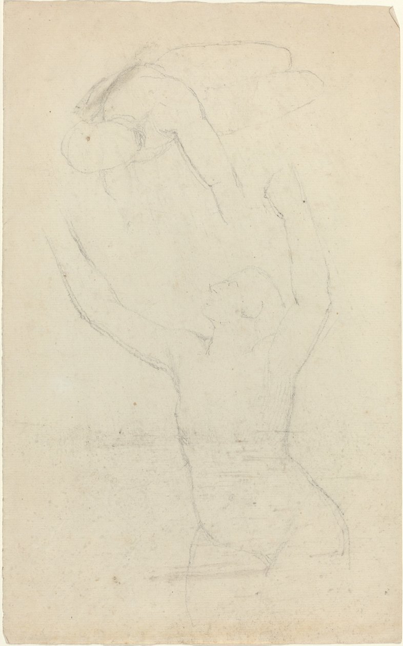 To luftbårne? Figurer, der rækker ud til hinanden af John Flaxman