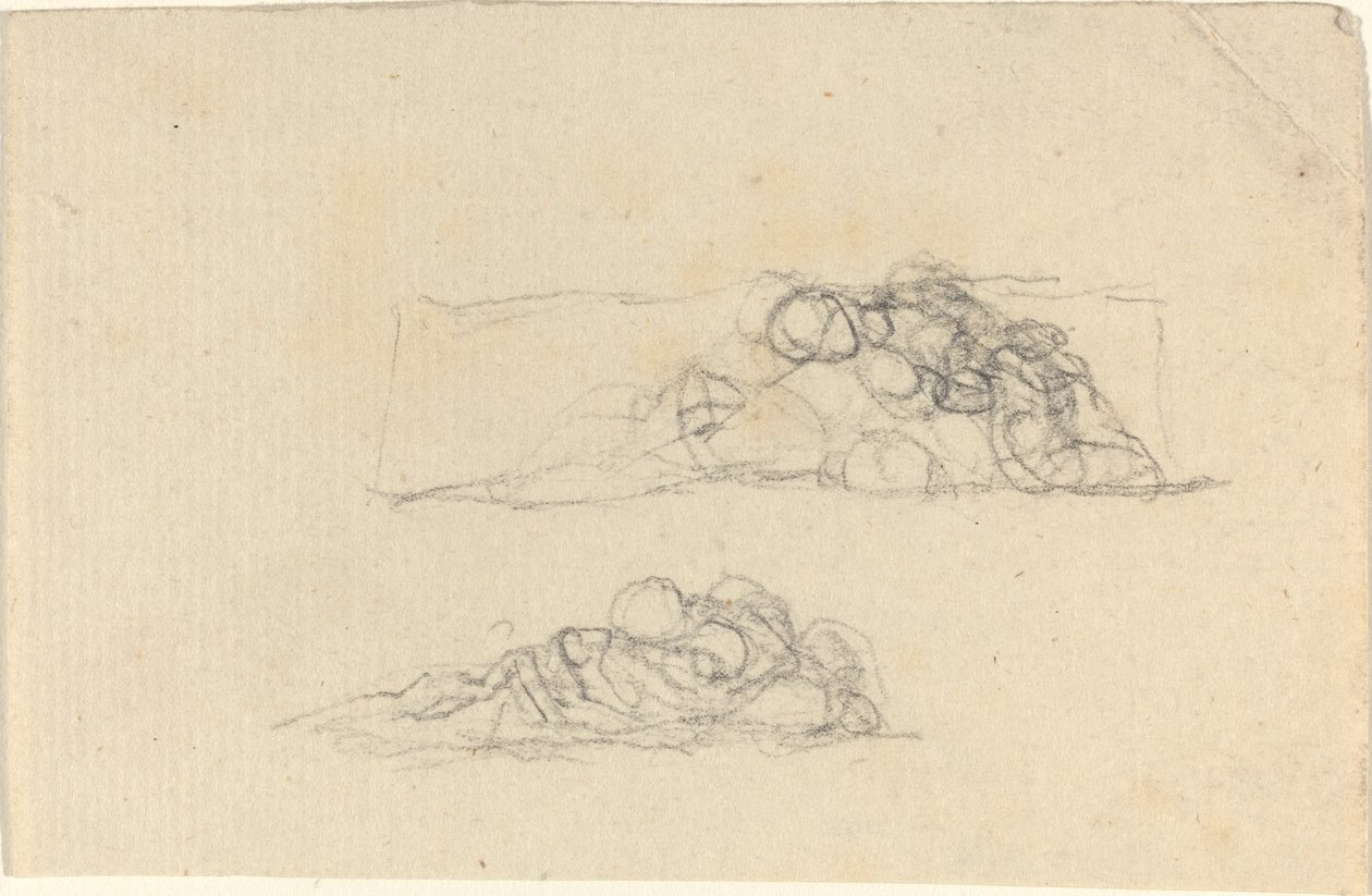 To grupper af sammenkrøbte figurer af John Flaxman