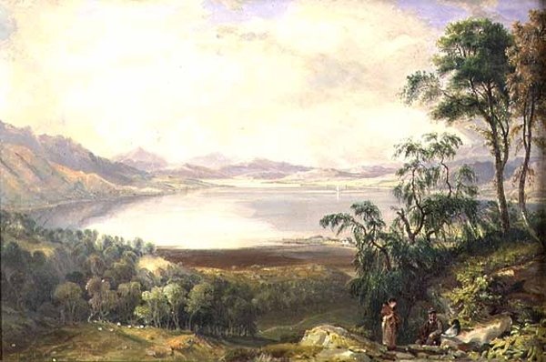 Loch Rannoch fra Bunrannoch af John Fleming