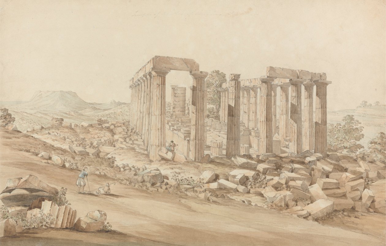 Templet for Apollo Epicurius i Bassae, Figaleia af John Foster