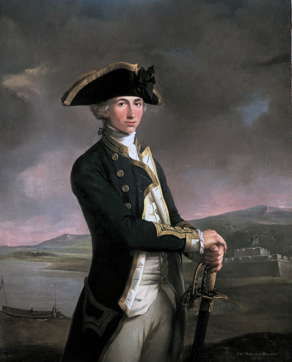 Portræt af Horatio Nelson (1758-1805) af John Francis Rigaud
