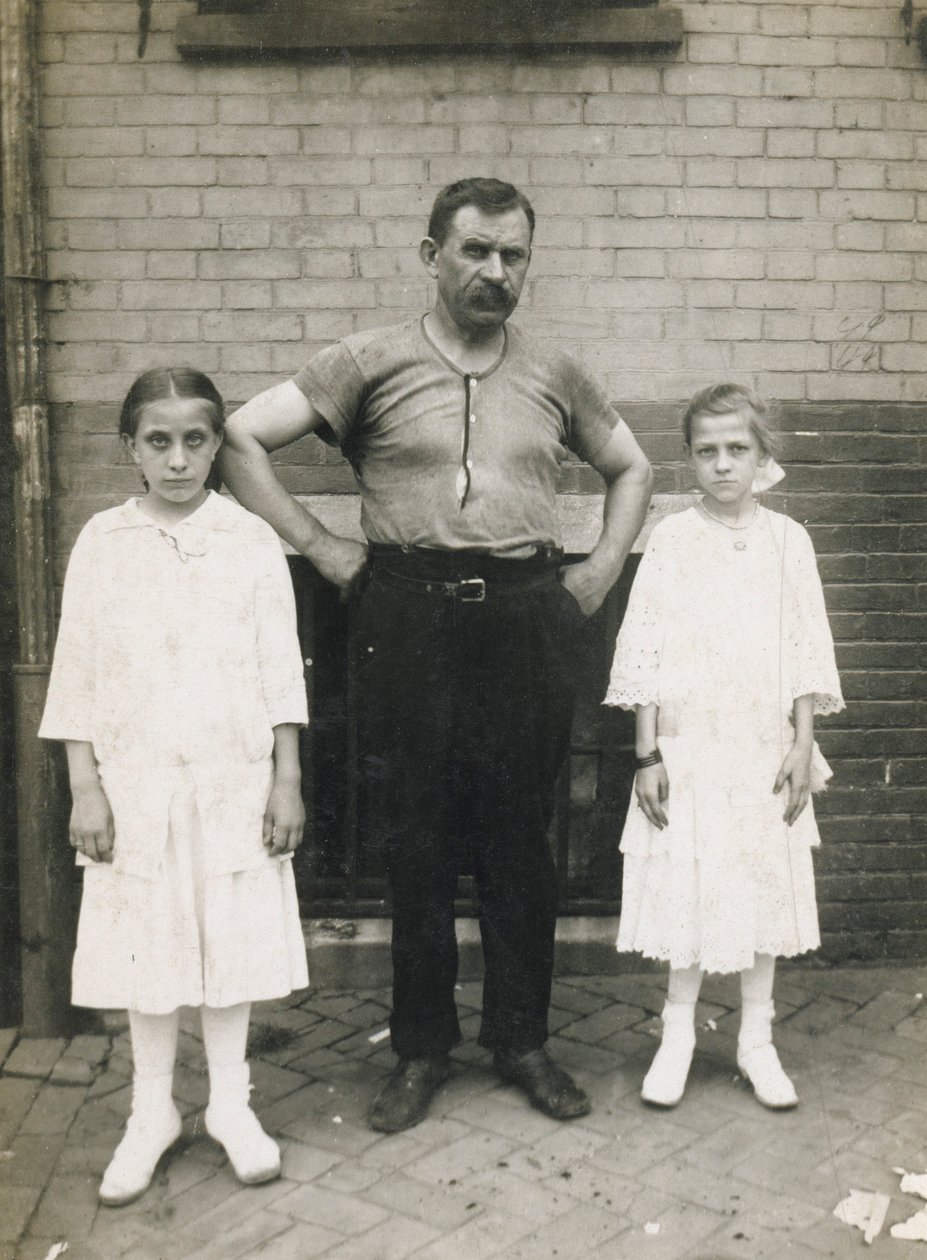 En arbejder og hans døtre, Kensington, Philadelphia af John Frank Keith