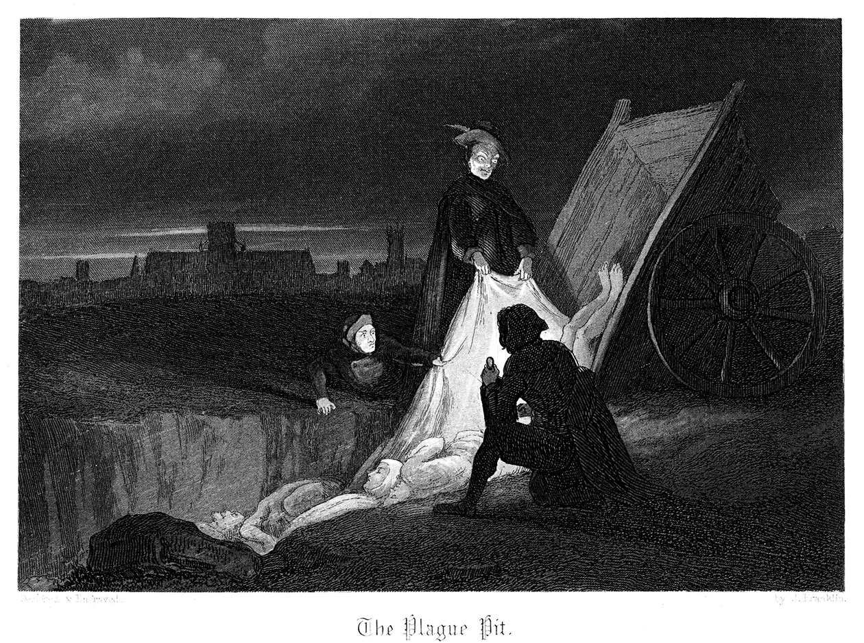 Pestgraven, 1855 af John Franklin