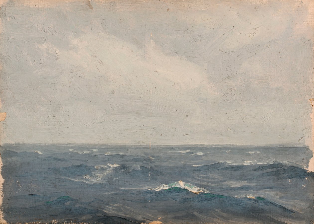 Seascape, ca. 1900 (olie på lærred) af John Fraser