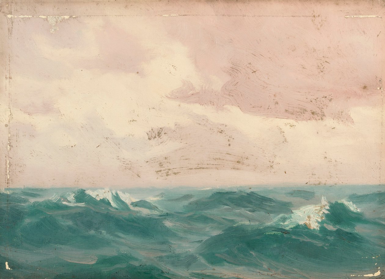 Seascape, ca. 1900 (olie på lærred) af John Fraser