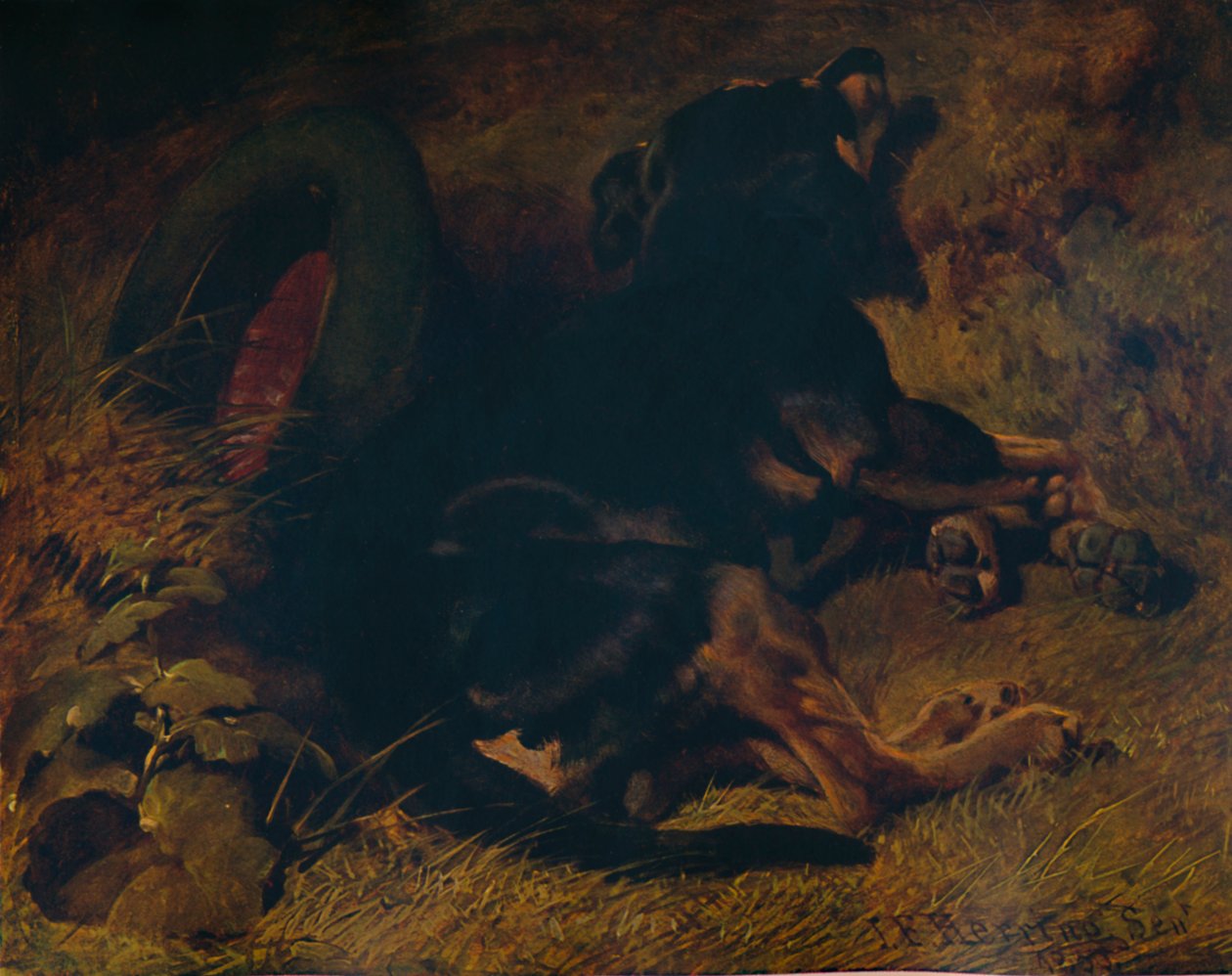 Sovende hund, 1850, 1935 af John Frederick Hering