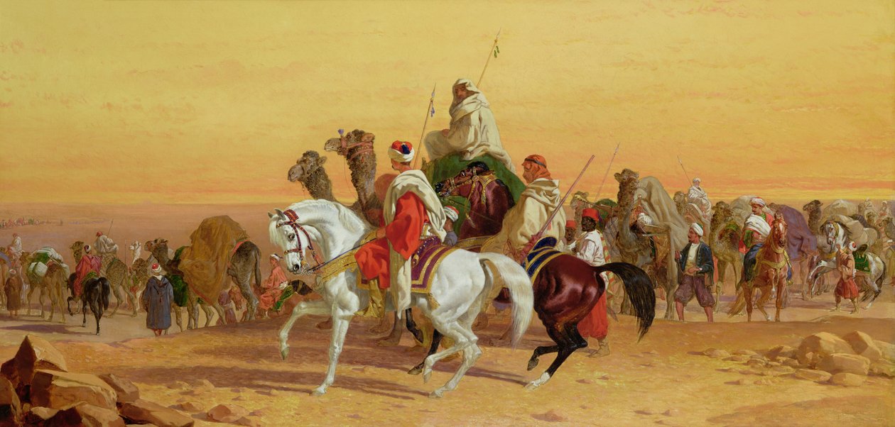 En arabisk campingvogn af John Frederick Herring Senior