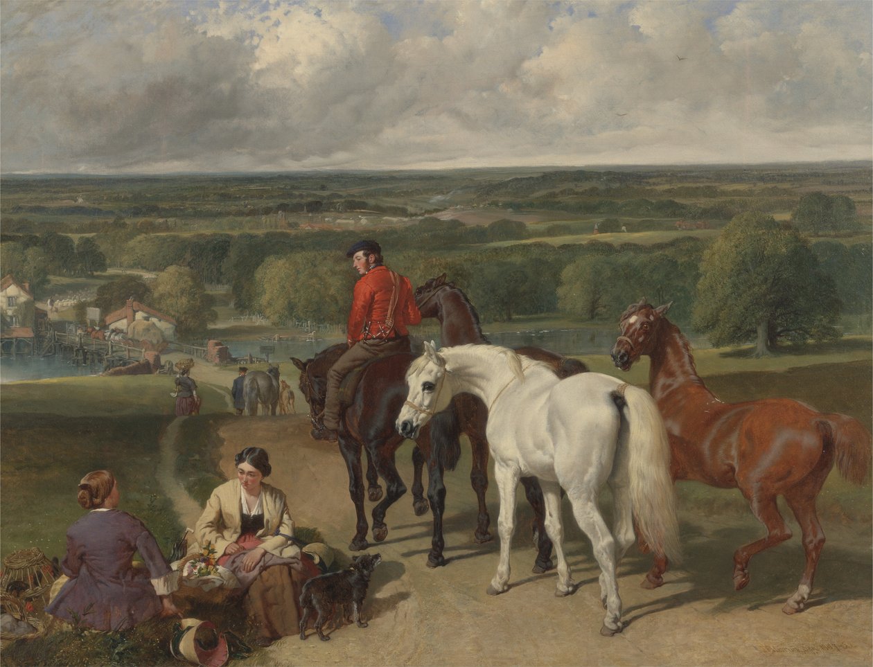 Udøvelse af de kongelige heste, 1847-55 af John Frederick Herring Senior