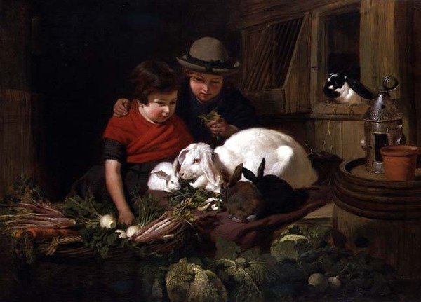 Kaninelskere af John Frederick Herring Senior