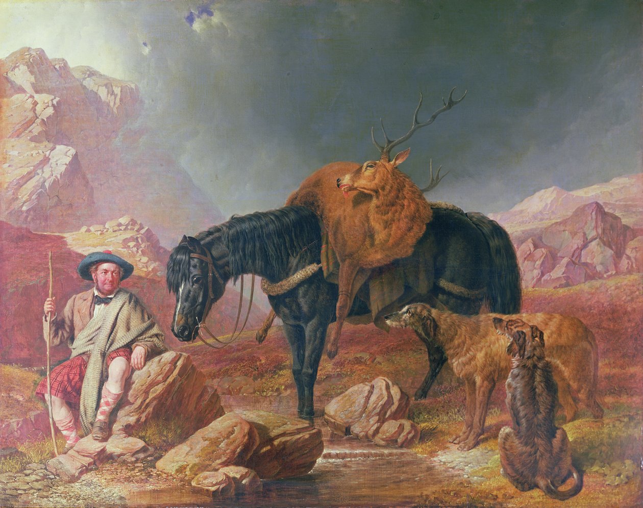 Tilbage fra jagten af John Frederick Herring Senior