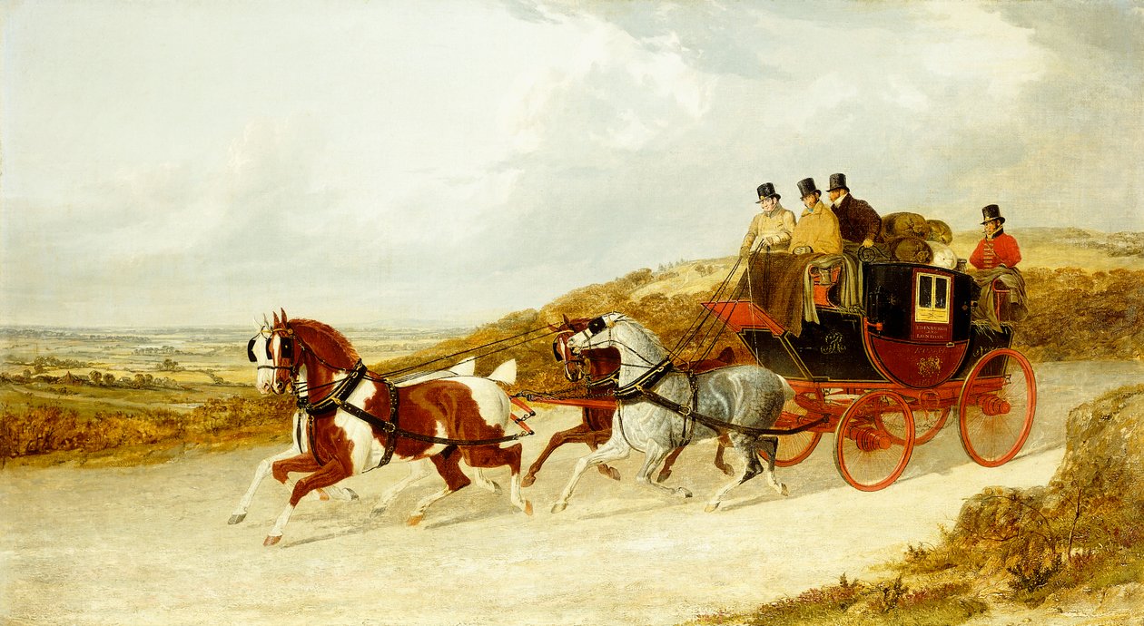 Edinburgh og London Royal Mail, 1838 af John Frederick Herring Senior