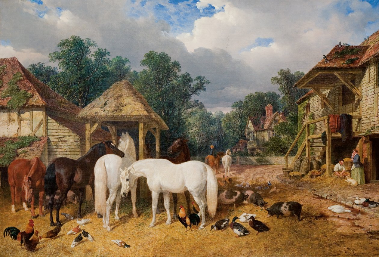 Gården, 1860 af John Frederick Herring Senior