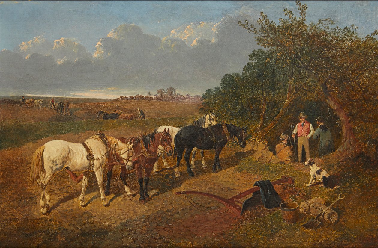 At hvile holdet (olie på lærred) af John Frederick Jr. Herring