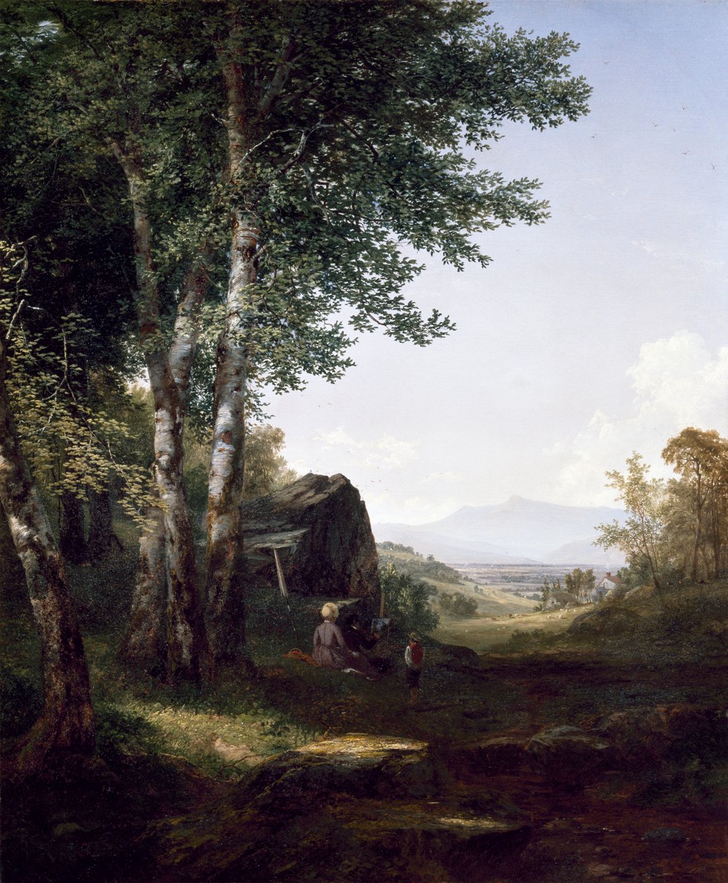 Udsigt over Mansfield Mountain, 1849 af John Frederick Kensett