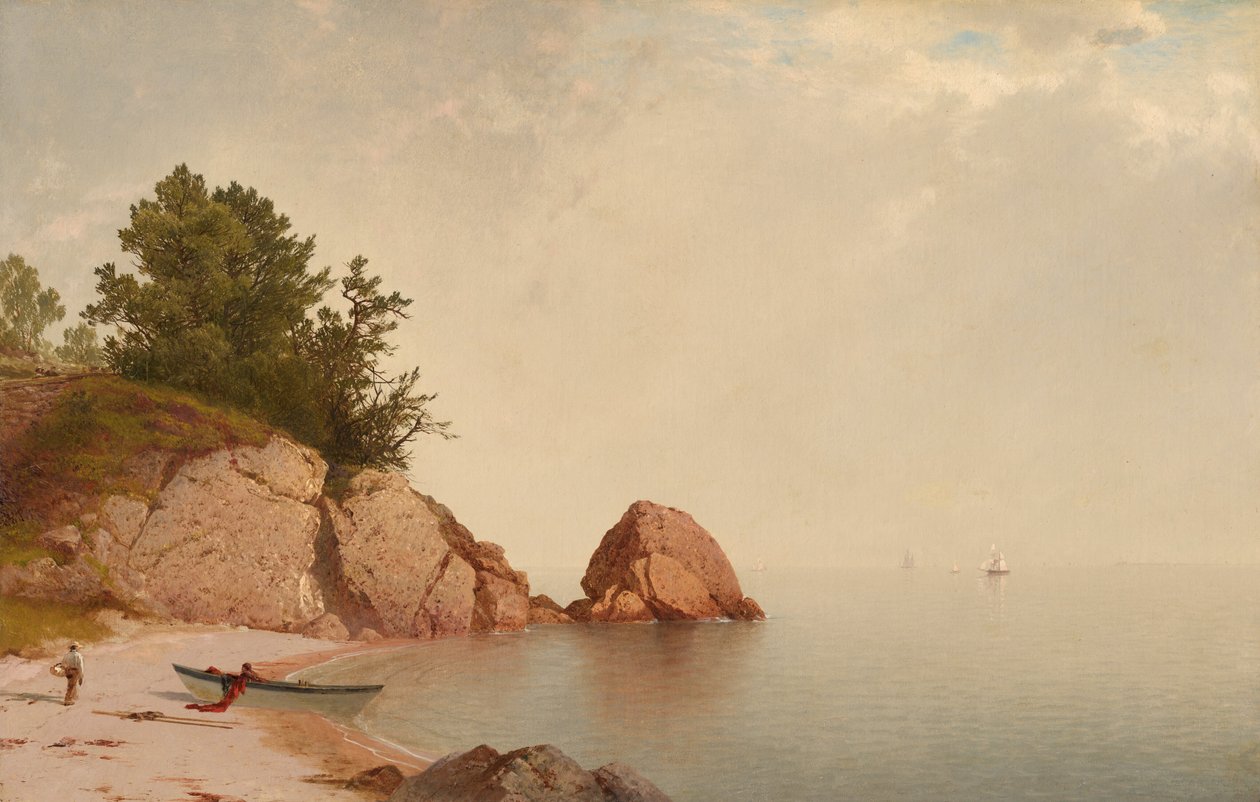 Strand ved Beverly af John Frederick Kensett