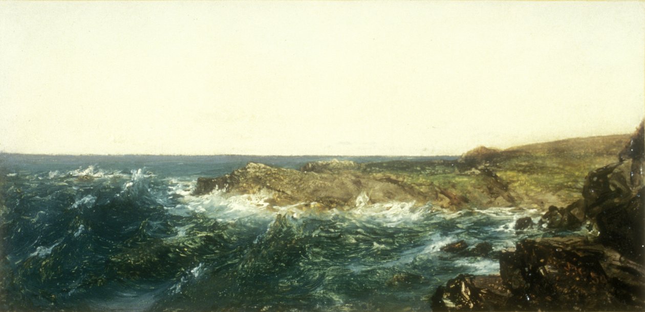 Kystscene af John Frederick Kensett