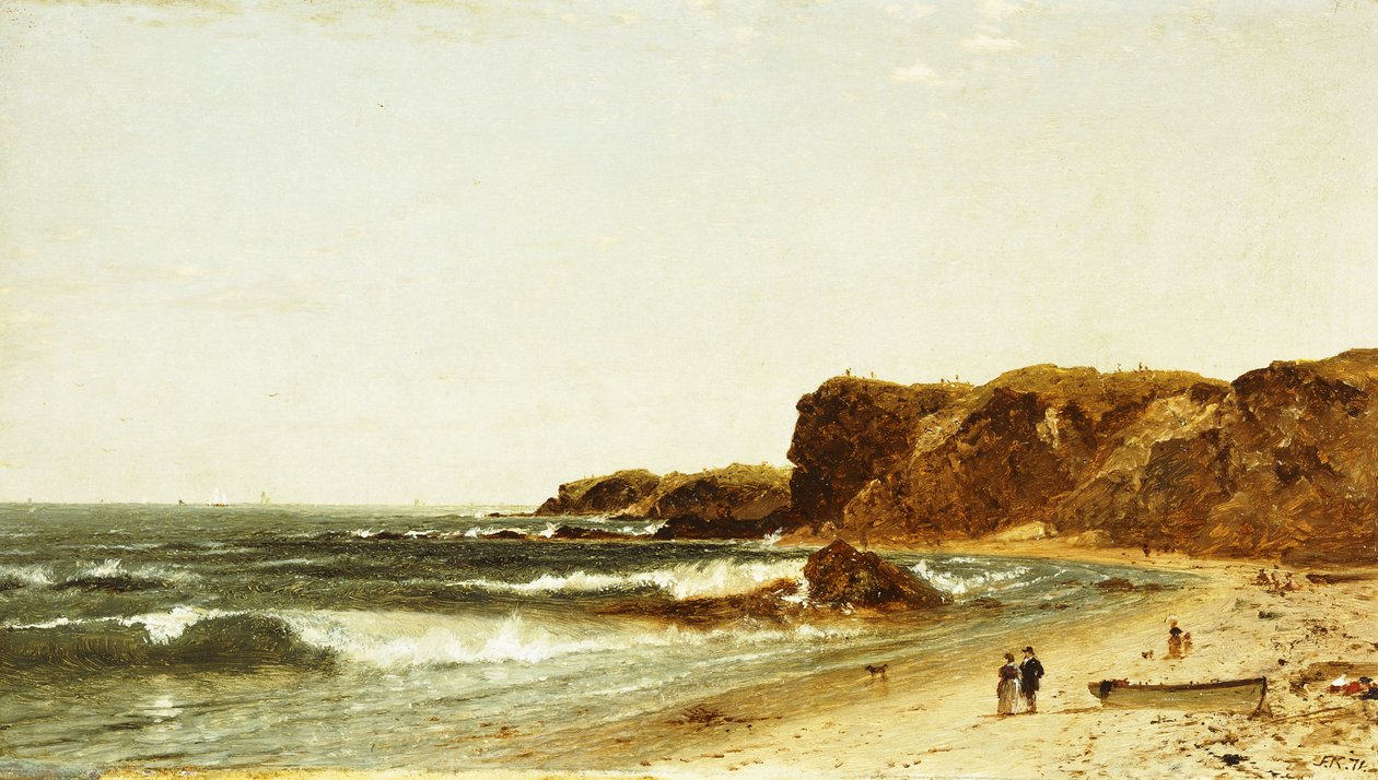 Forty Steps, Newport, Rhode Island, 1871 af John Frederick Kensett
