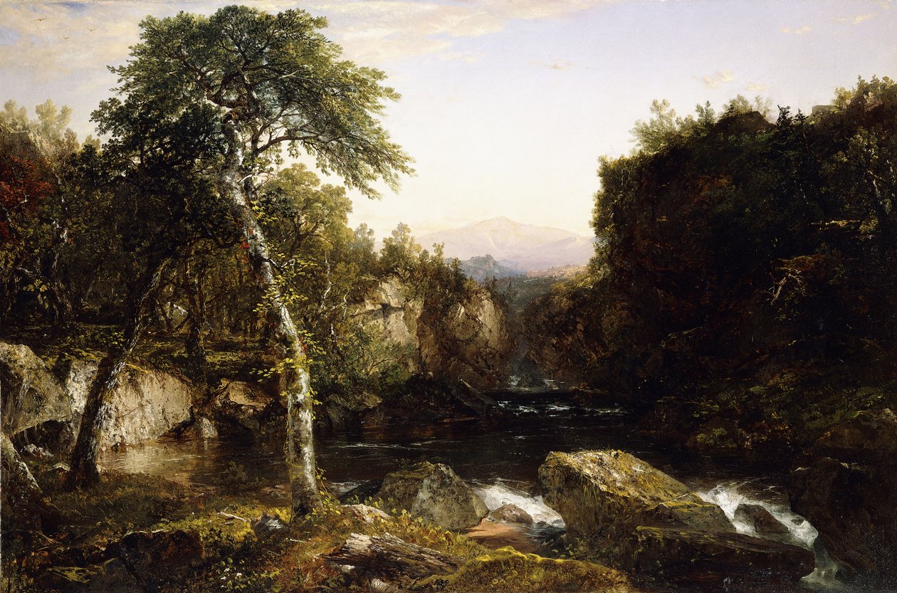Frankenbjergene, 1854 af John Frederick Kensett