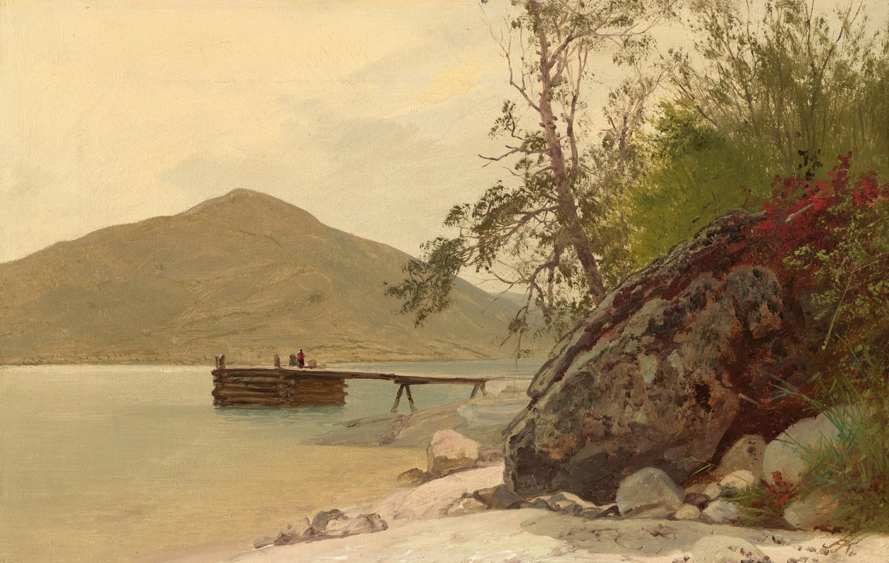 Landingen ved Sabbath Day Point af John Frederick Kensett