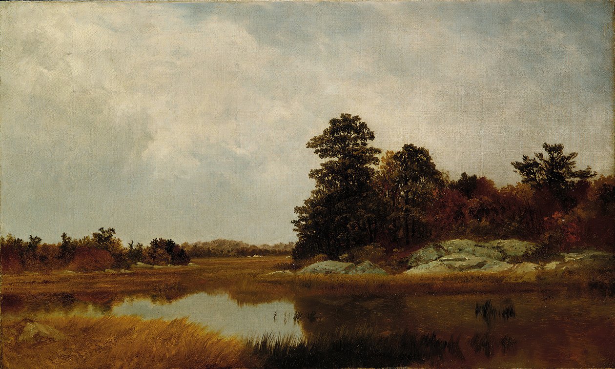 oktober i marsken, 1872. af John Frederick Kensett