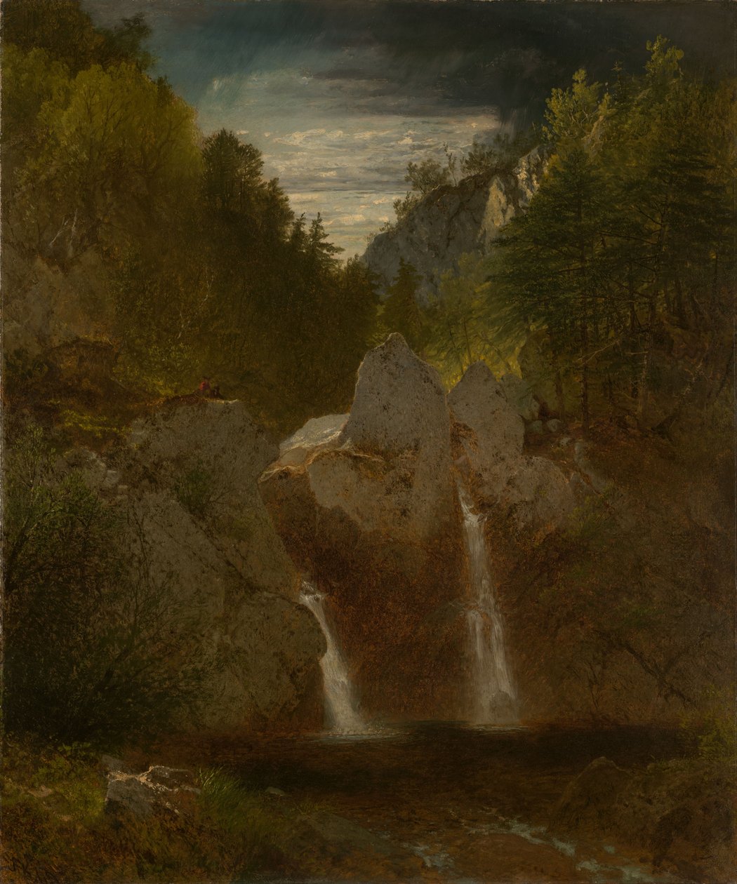 Rocky Pool, Bash Bish-vandfaldet af John Frederick Kensett