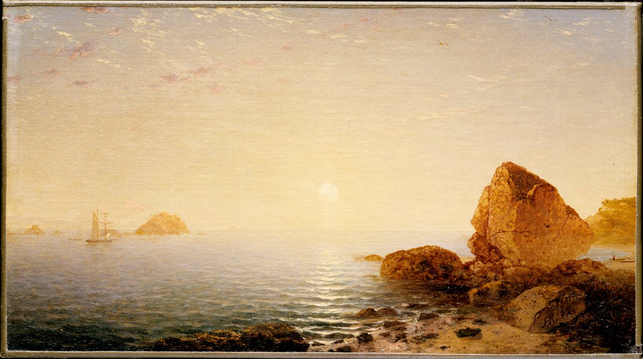Seascape af John Frederick Kensett