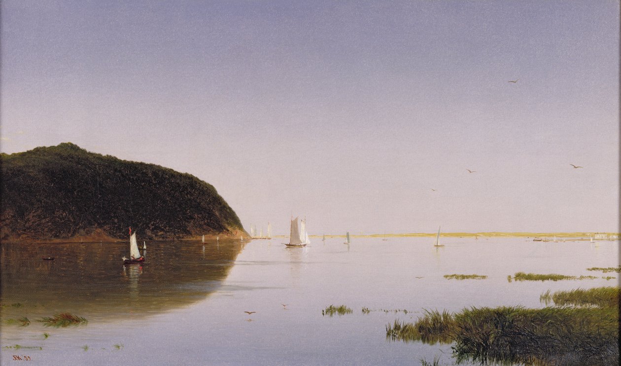 Shrewsbury River, New Jersey, 1859 af John Frederick Kensett