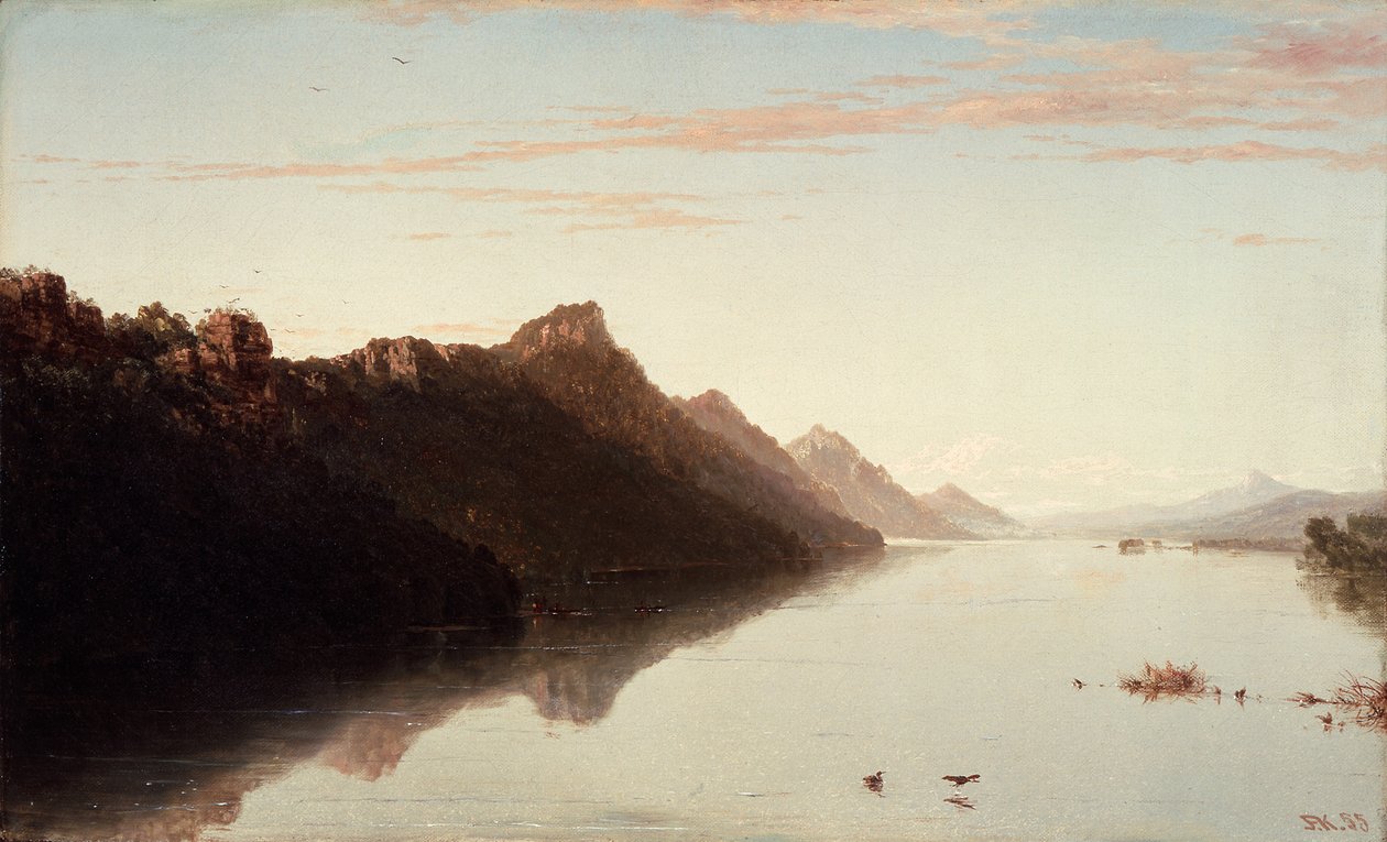 Udsigt over den øvre del af Mississippi af John Frederick Kensett