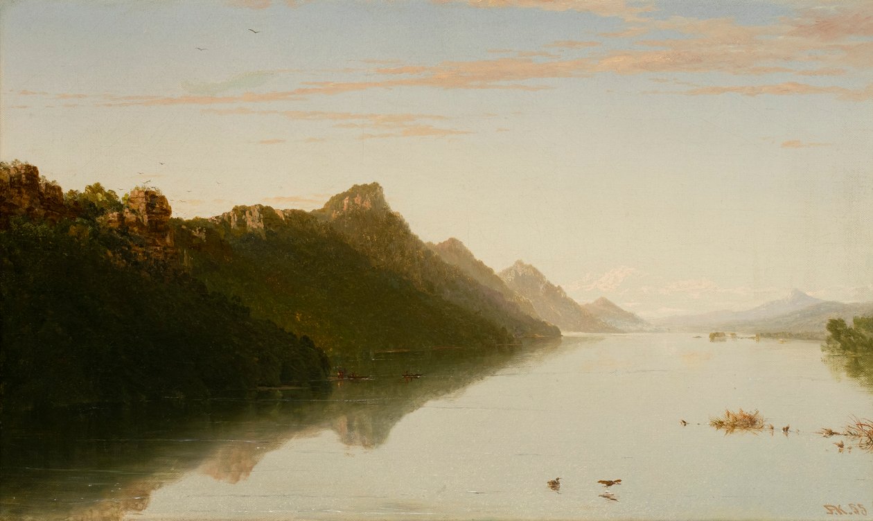 Udsigt over den øvre Mississippi af John Frederick Kensett