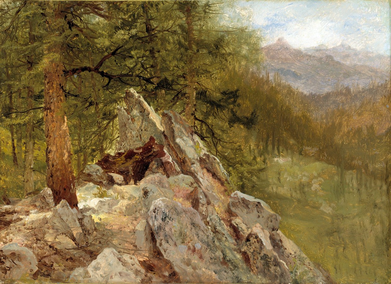 Vestligt landskab af John Frederick Kensett
