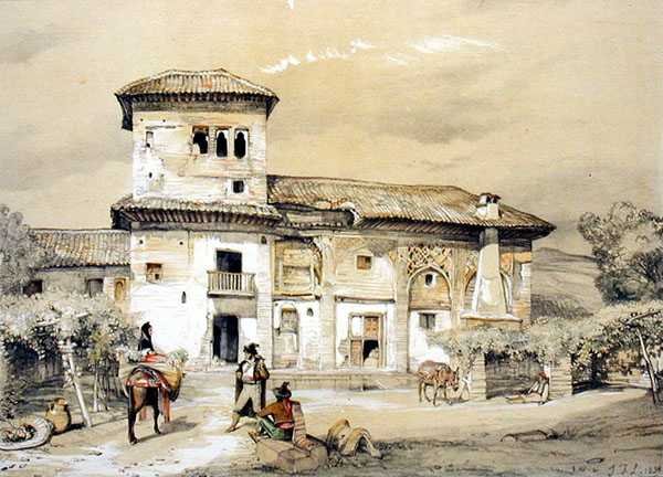 Casa de Frascito Sanchez, et gammelt hus i Alhambra, fra 