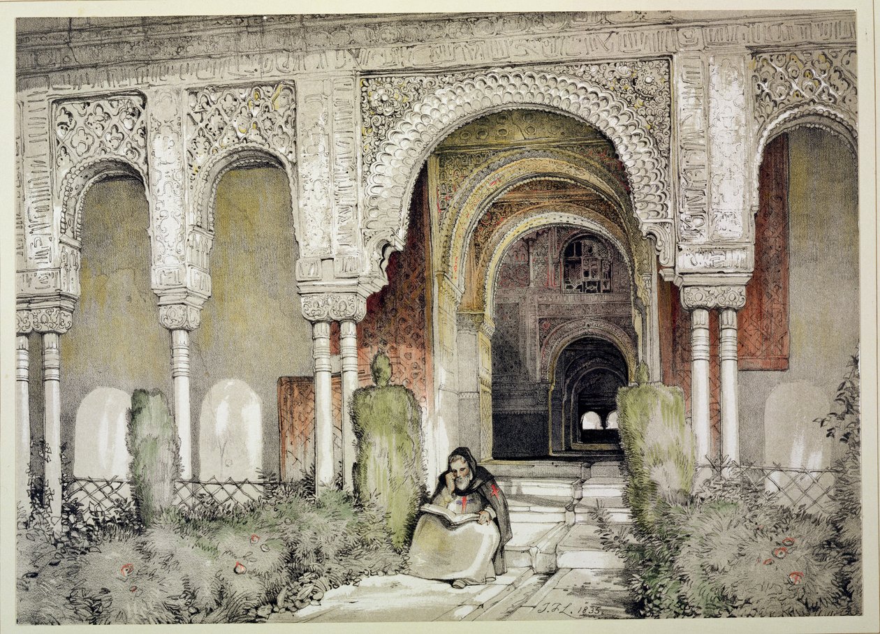 Indgang til de to søstres sal (Sala de las dos Hermanas), fra 
