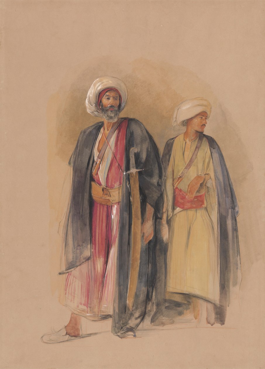 Sheik Hussein af Gebel Tor og hans søn af John Frederick Lewis