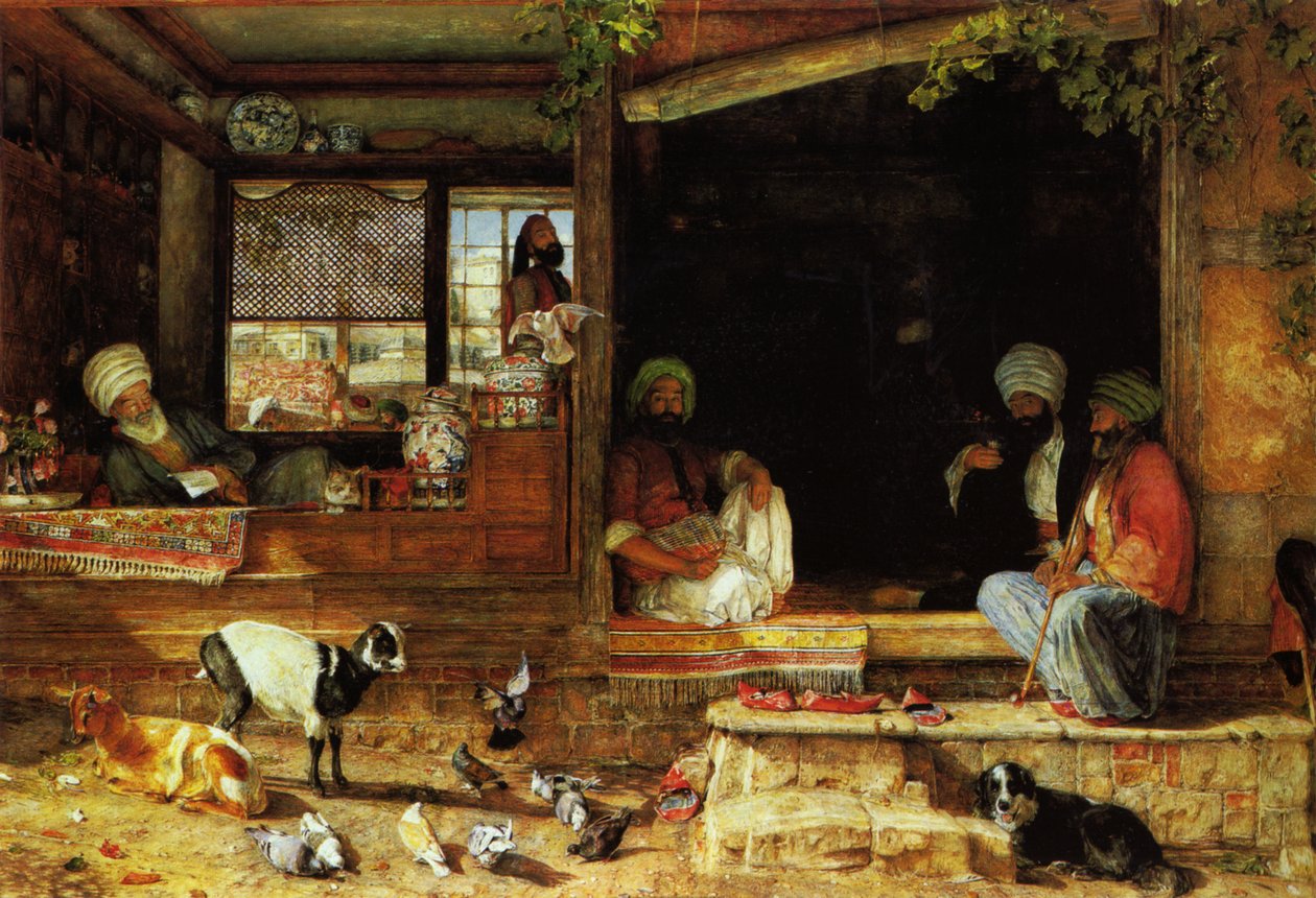 The Kibab Shop, Scutari, Lille Asien af John Frederick Lewis