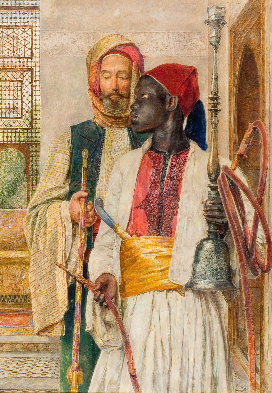 Rørbæreren, 1856. af John Frederick Lewis